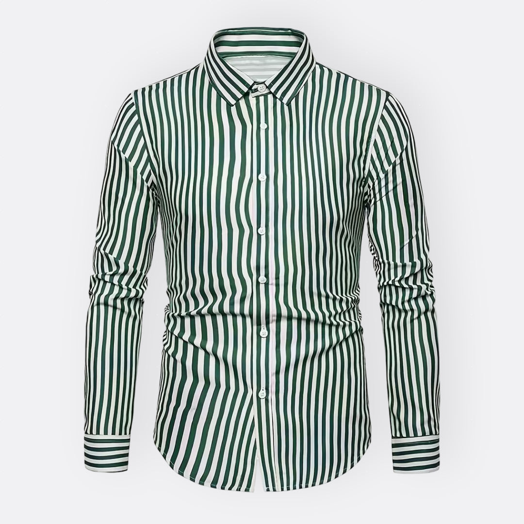Tiernan - Timeless Striped Button-Up