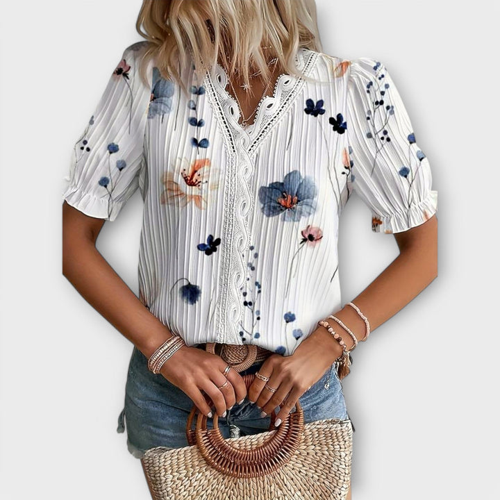 Nuala - V-Neck Top