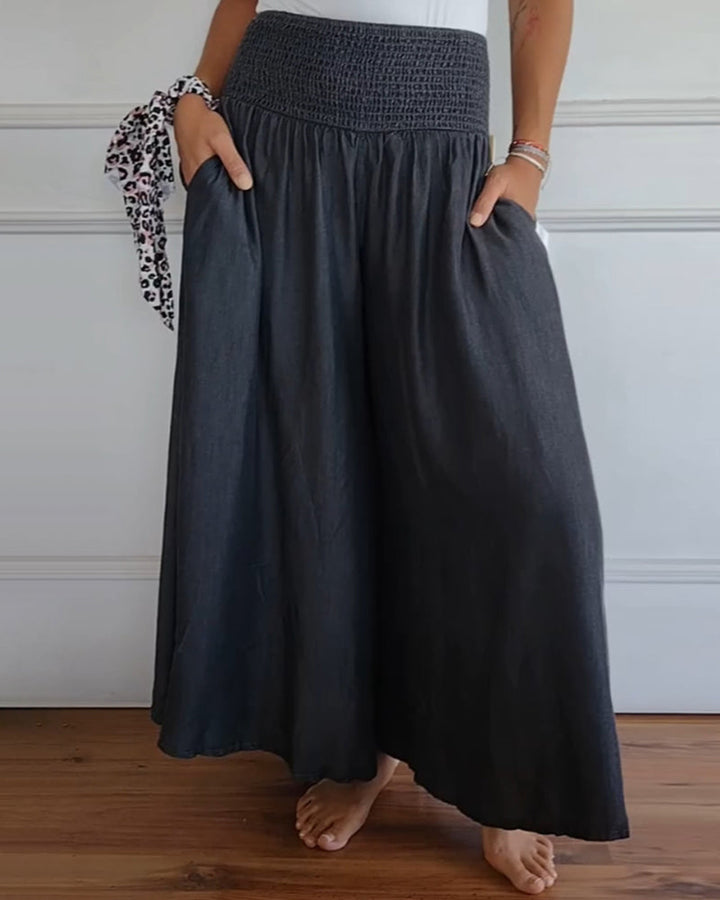 Gormfhlaith - Chic High-Waisted Trousers