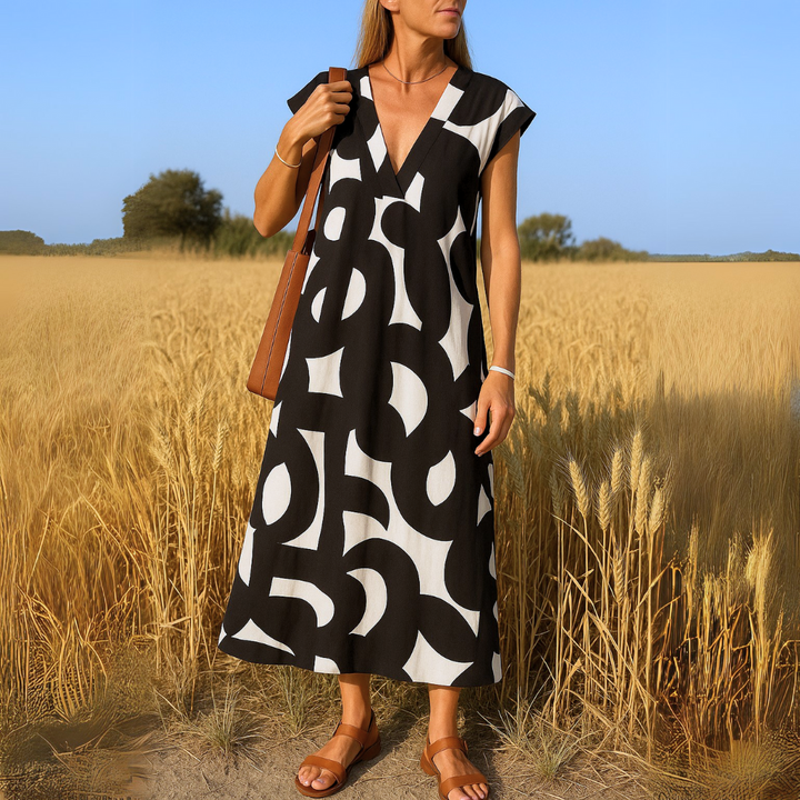 Deirbhile - Graceful Draped Dress