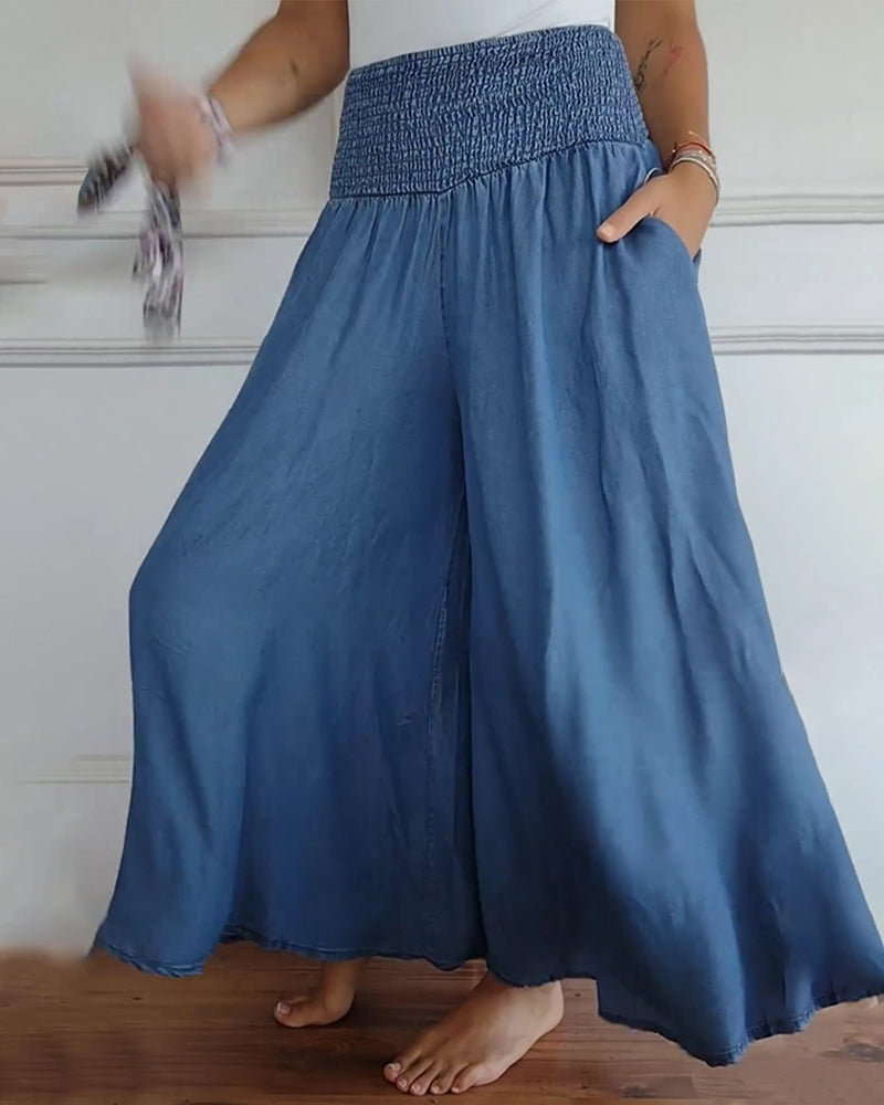 Gormfhlaith - Chic High-Waisted Trousers