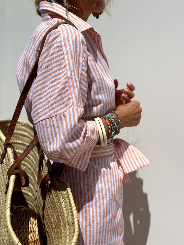 Muireann - Chic Striped Blouse