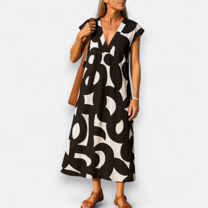 Deirbhile - Graceful Draped Dress
