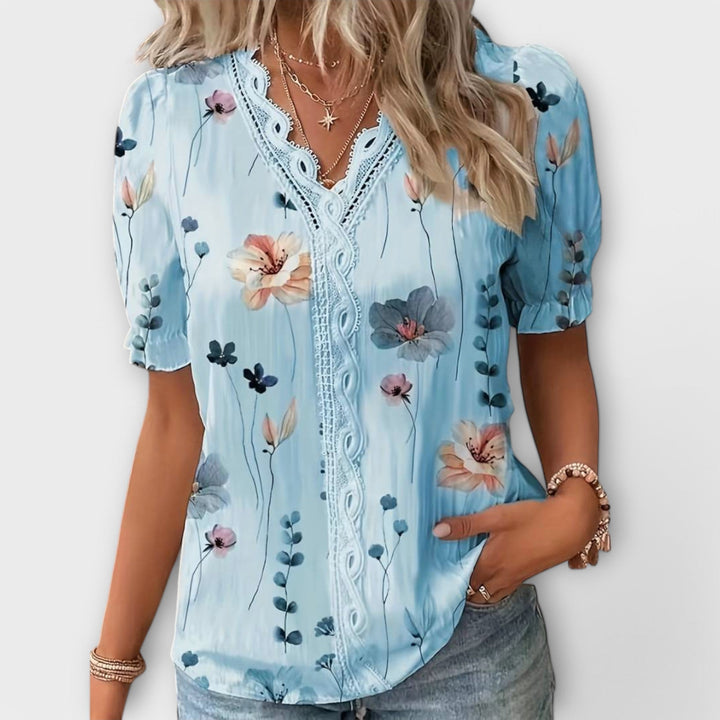 Nuala - V-Neck Top