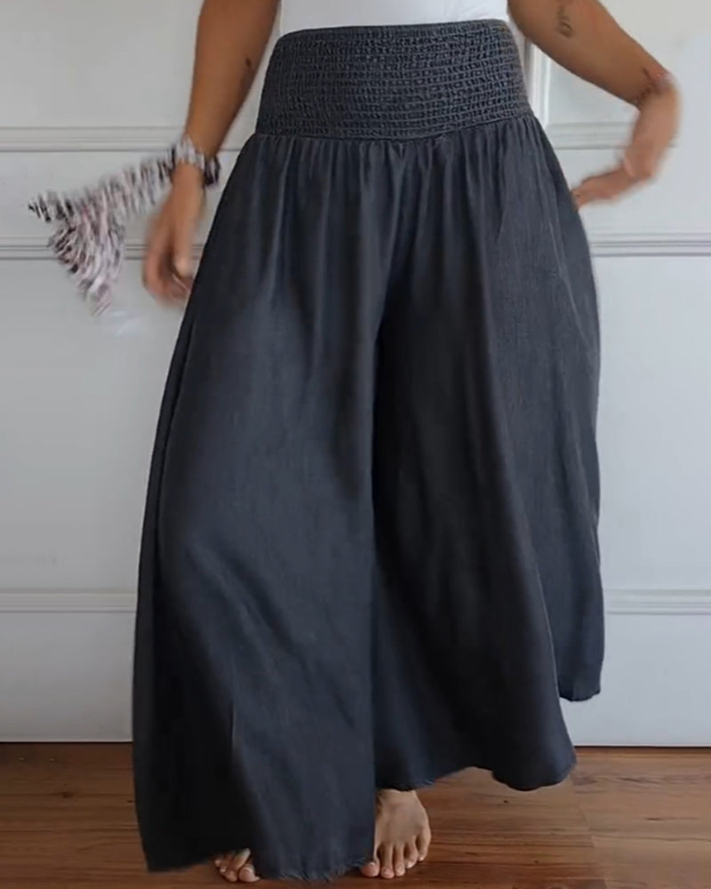 Gormfhlaith - Chic High-Waisted Trousers