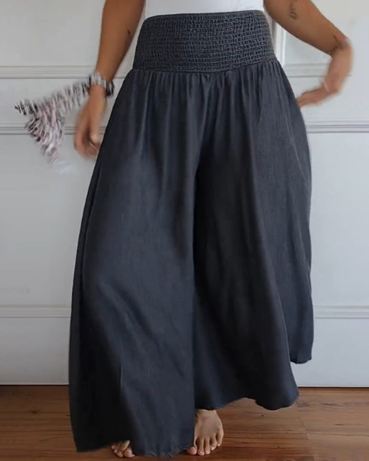 Gormfhlaith - Chic High-Waisted Trousers