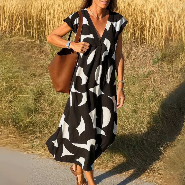 Deirbhile - Graceful Draped Dress