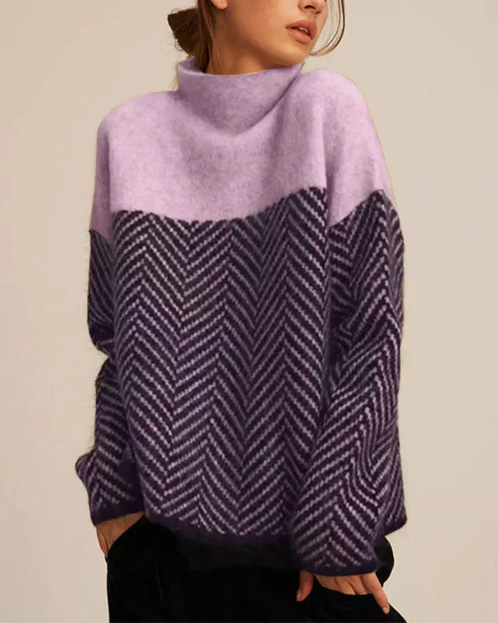 Caitlín | Stand-Up Collar Jumper