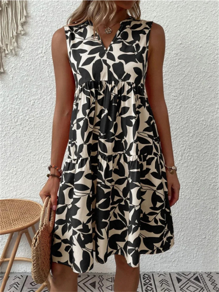 Gormfhlaith - Graceful Floral Gown