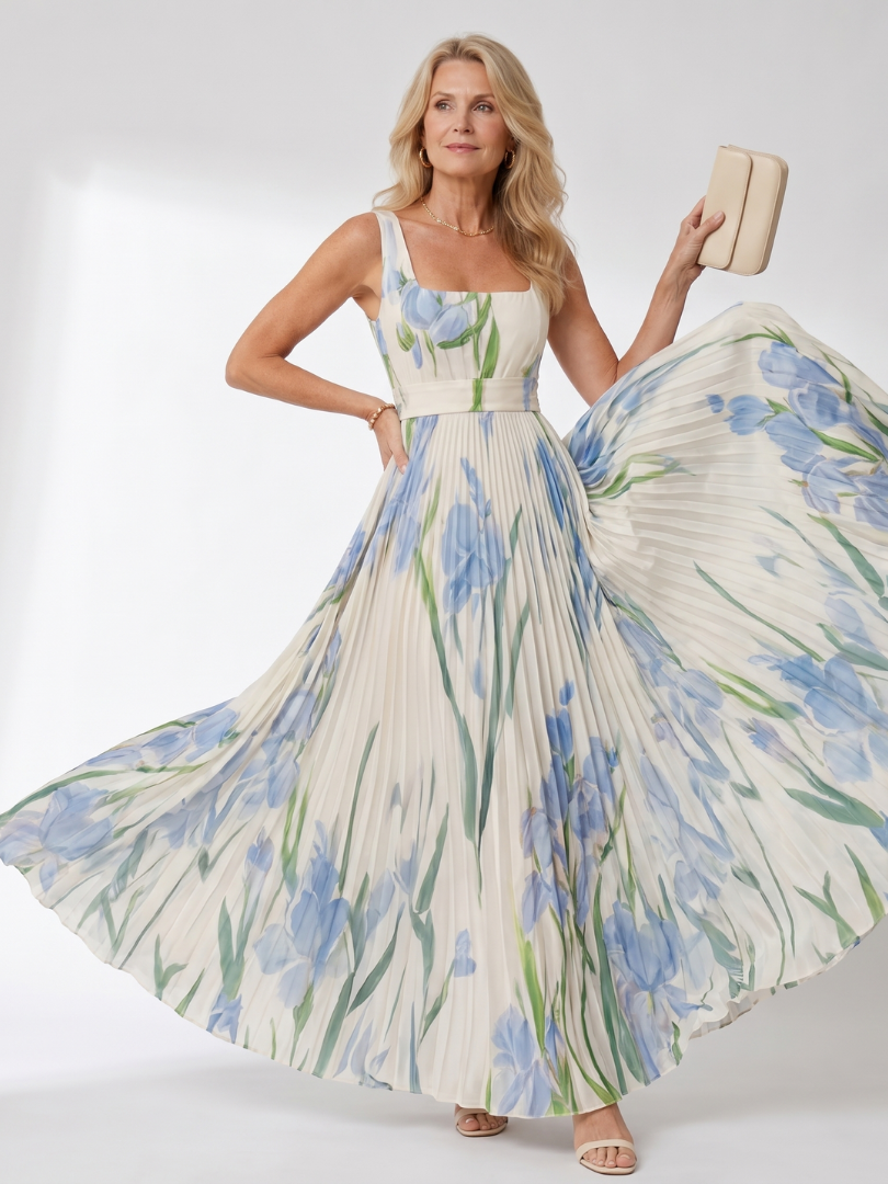 Sinead - Pleated Midi Dress