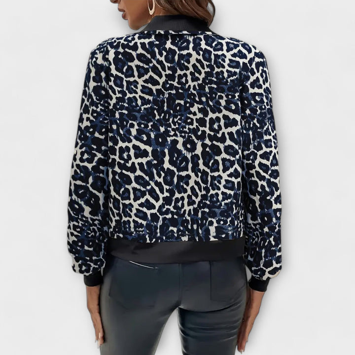 Ailís - Chic Leopard Print Jacket