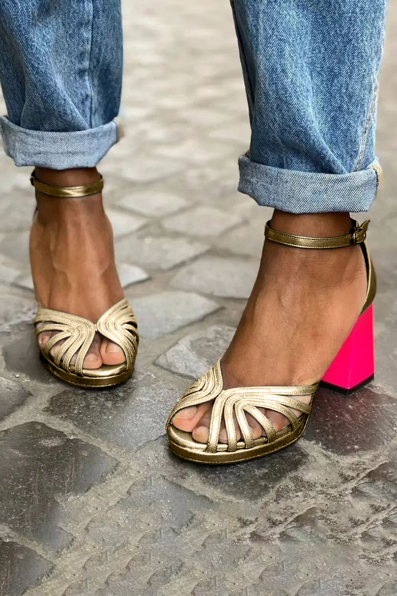 Gráinne - Strappy Ankle Sandals
