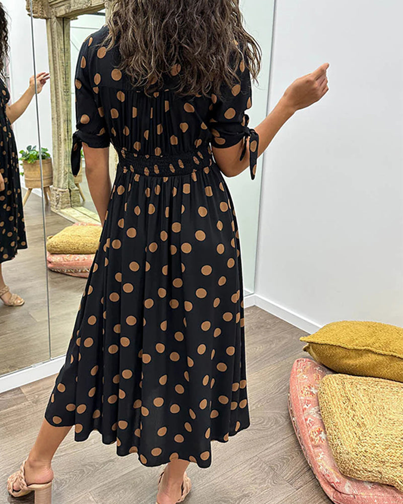 Éabha - Chic Polka Dot Dress