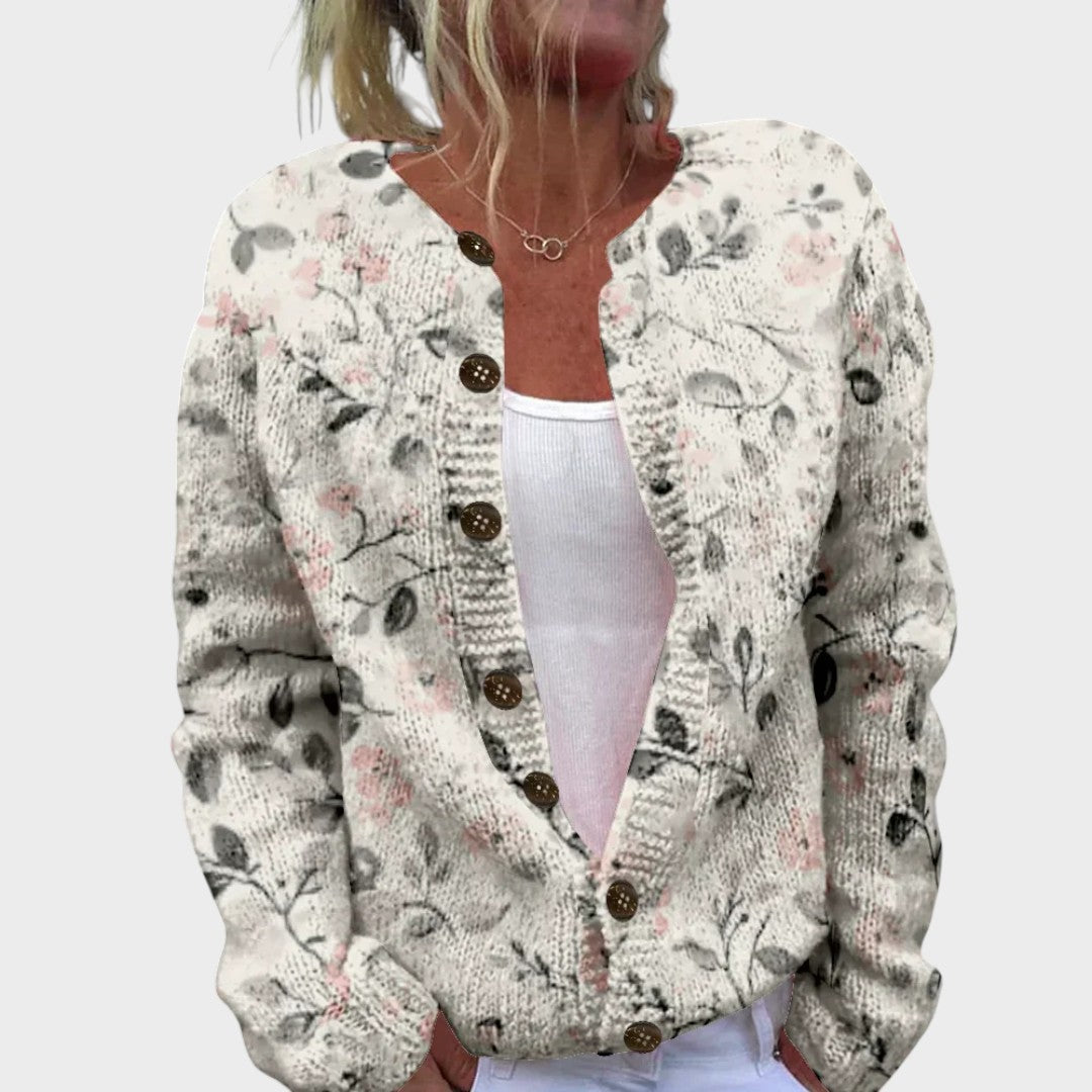 Doireann | Chic Floral Cardigan