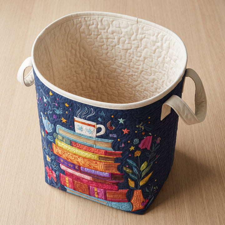 Dreamy Pages | Quilted Laundry Basket