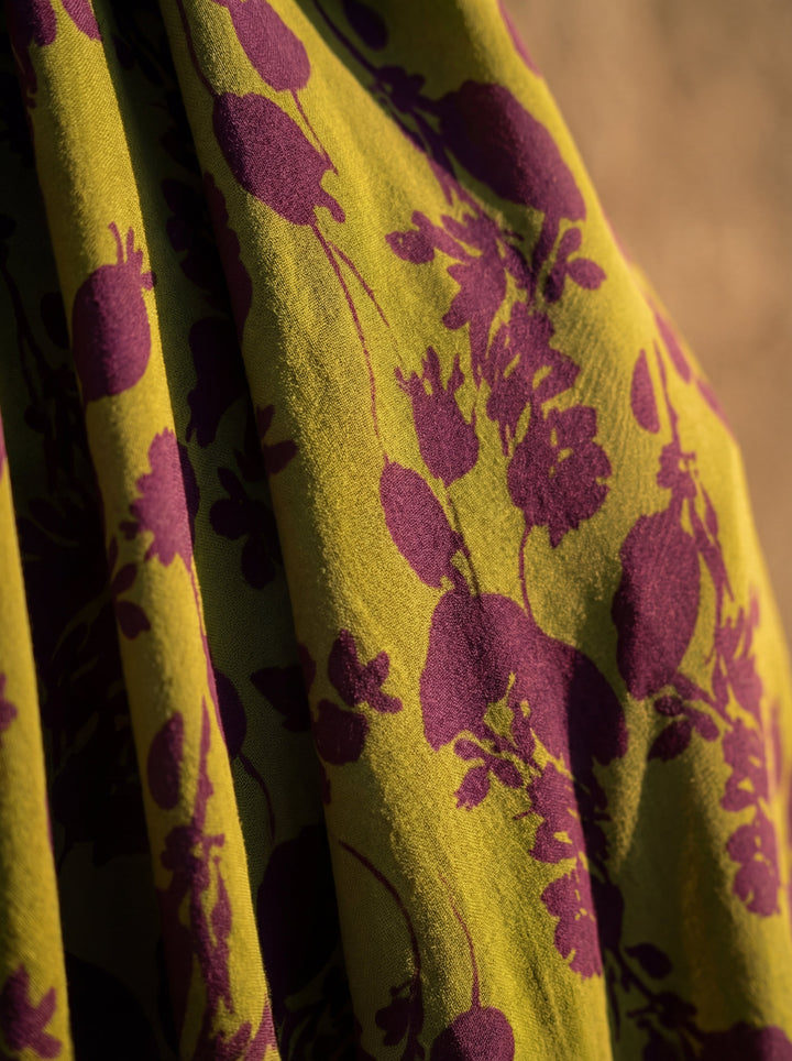 Brighid - Botanical Print Dress