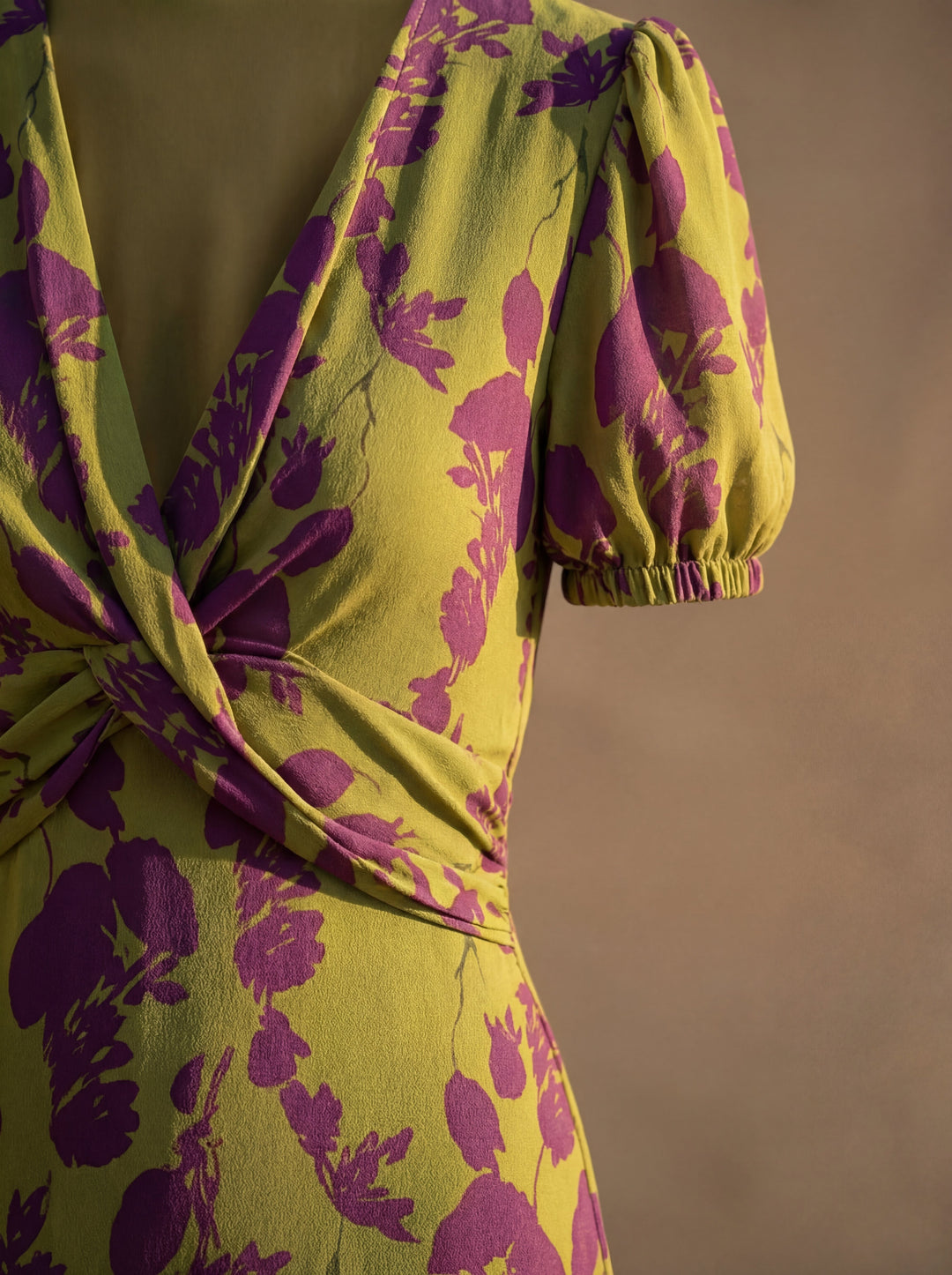 Brighid - Botanical Print Dress