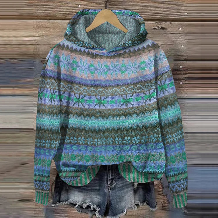 Aoibh | Vintage-Inspired Ethnic Sweatshirt