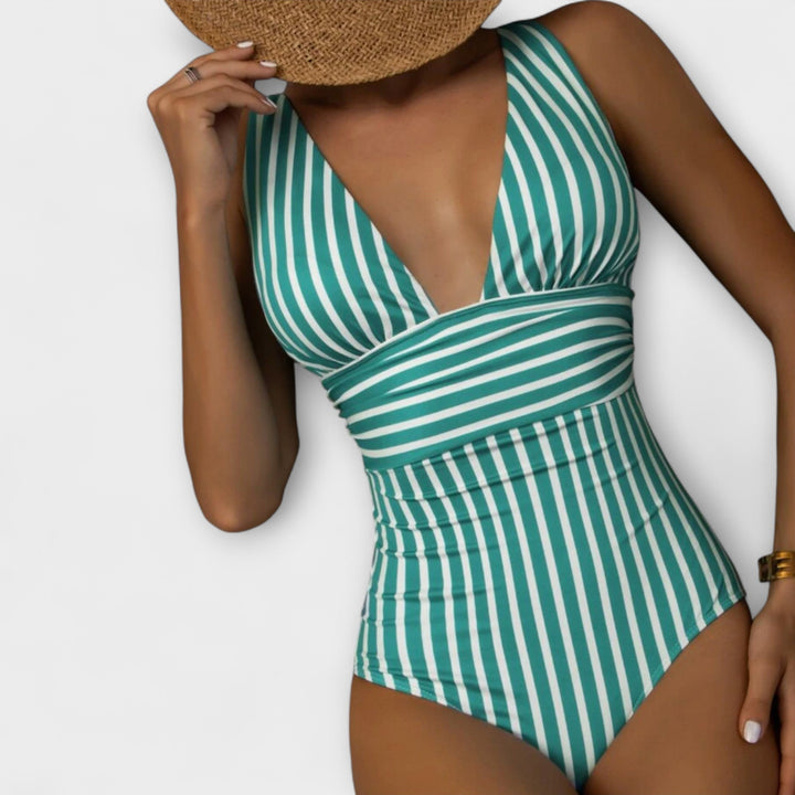 Bláthnaid - Chic Striped Swimwear