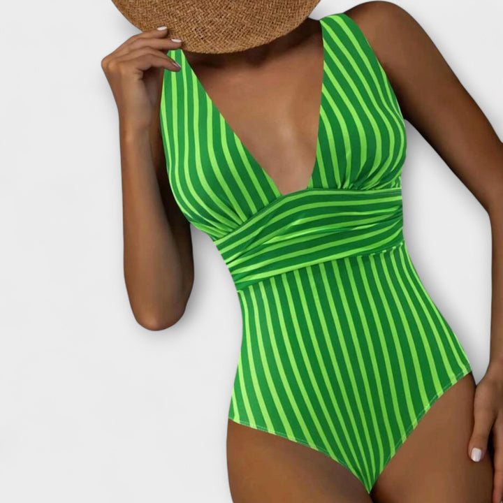 Bláthnaid - Chic Striped Swimwear