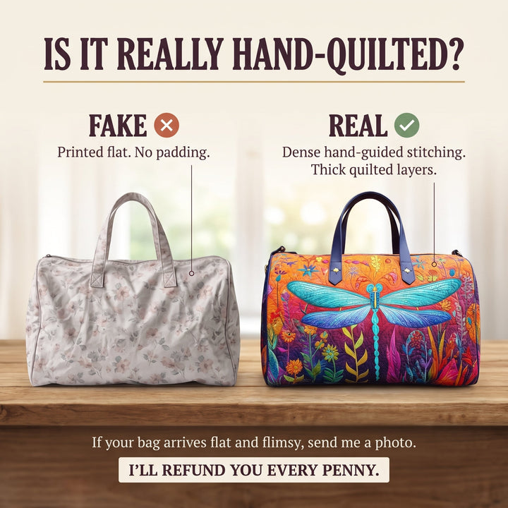 Flit and Fly Quilted Duffle Bag