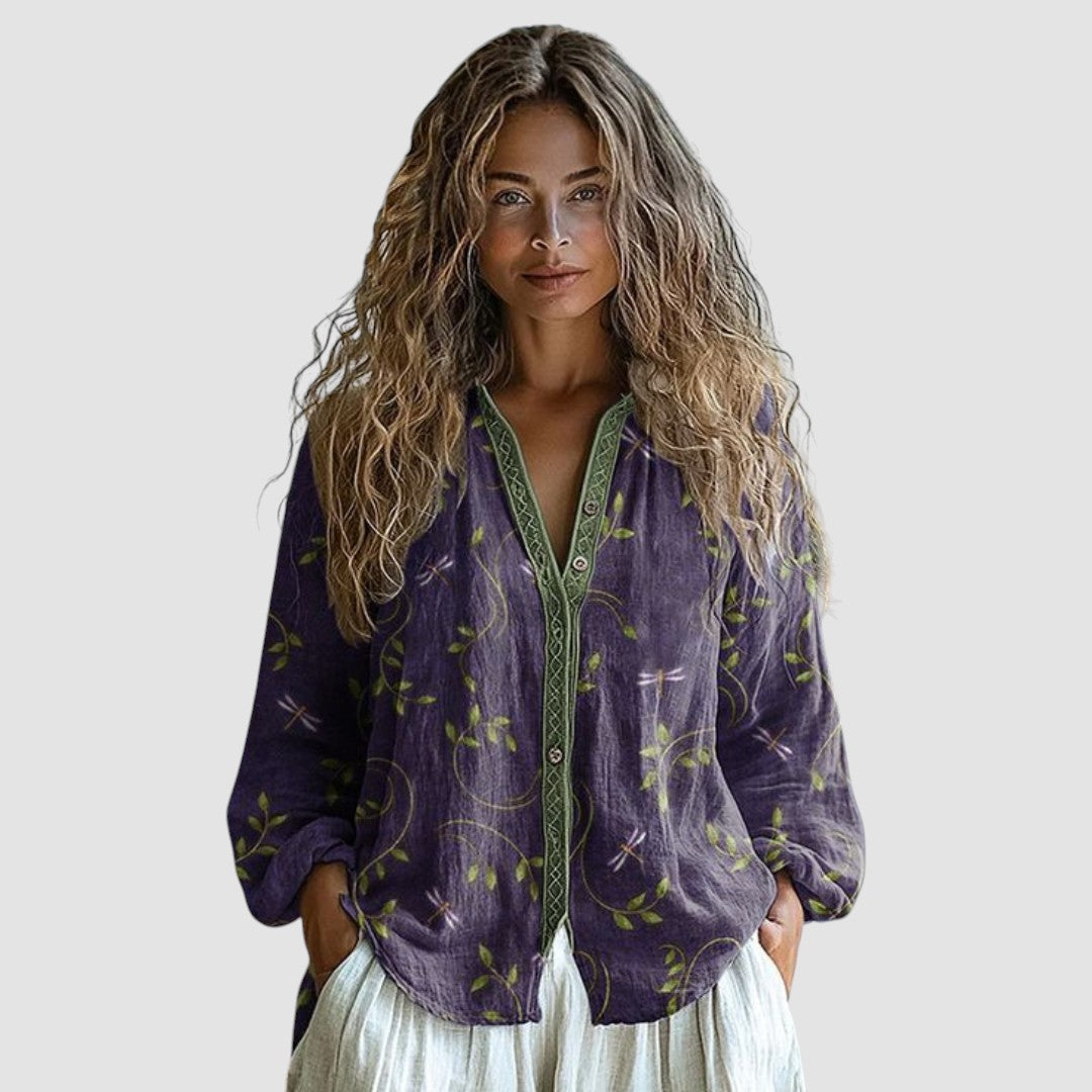 Sorcha - Elegant Floral Top