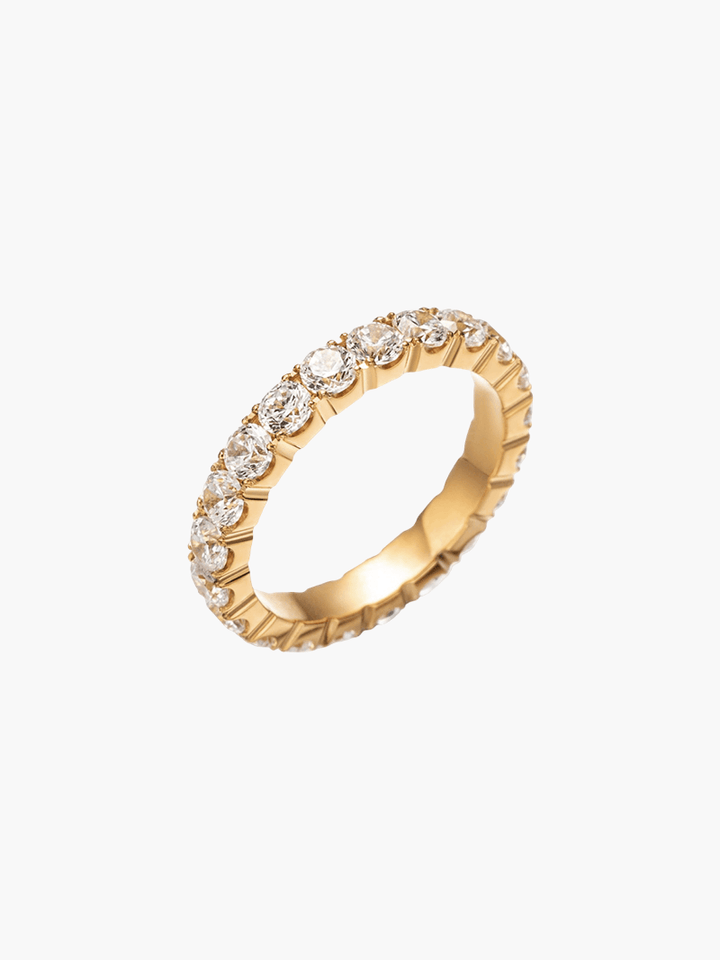 Niamh - Steel Diamond Ring