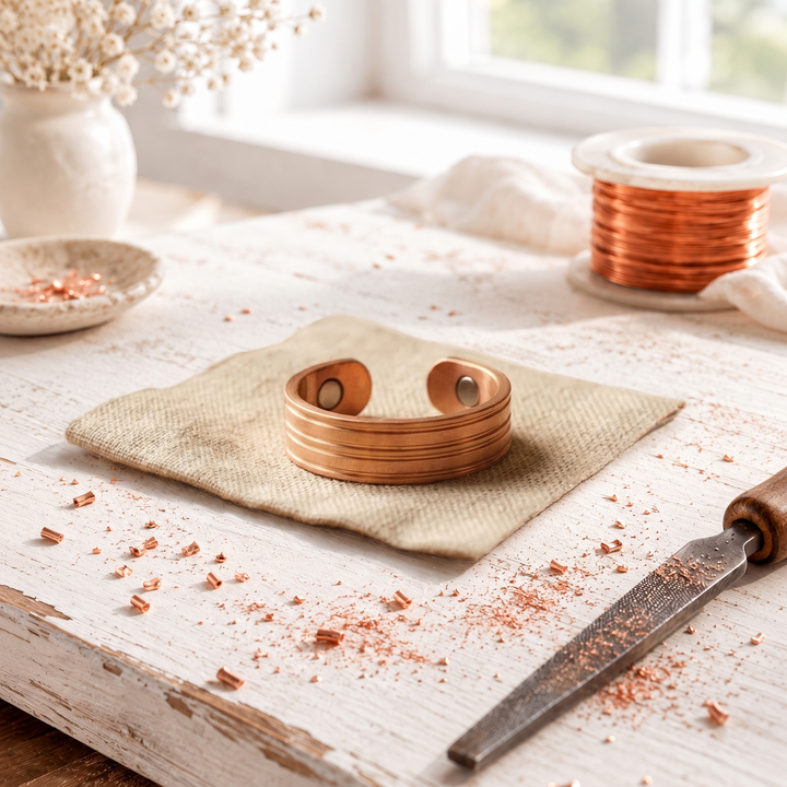 Slotted Copper Ring