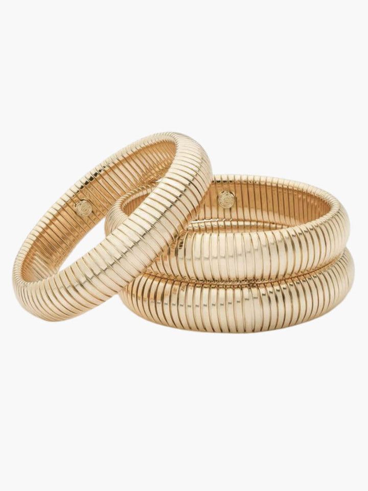 Saoirse - Gold Striped Bracelet