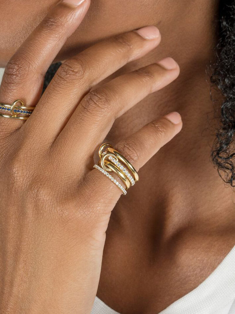 Caoimhe - Stylish Gold Ring