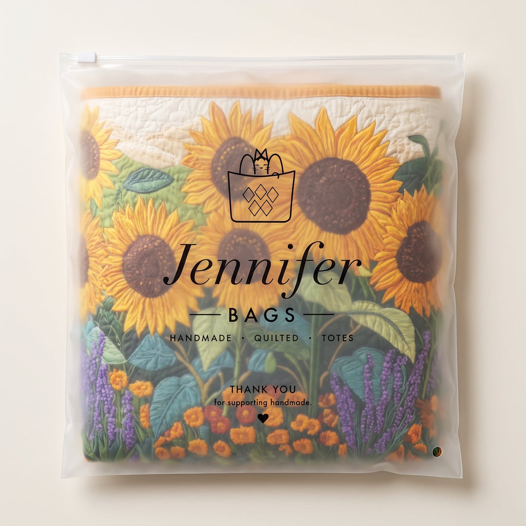 Sunflowers | Quilted Laundry Basket