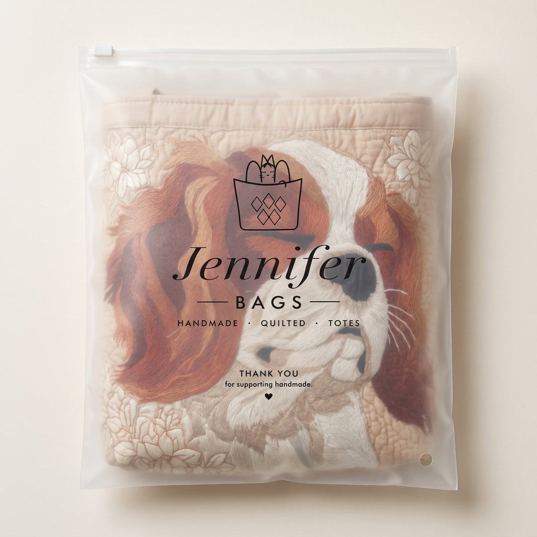 Cavalier King Charles | Quilted Laundry Basket