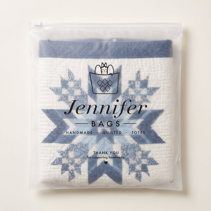 Snowflake | Quilted Laundry Basket
