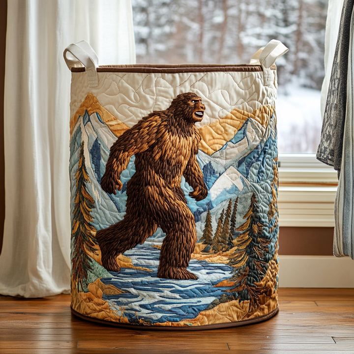 Mountain View | Quilted Laundry Basket