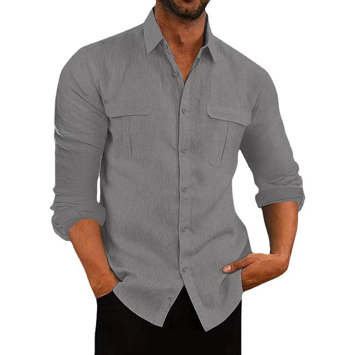 Darragh - Airy Button-Up Shirt