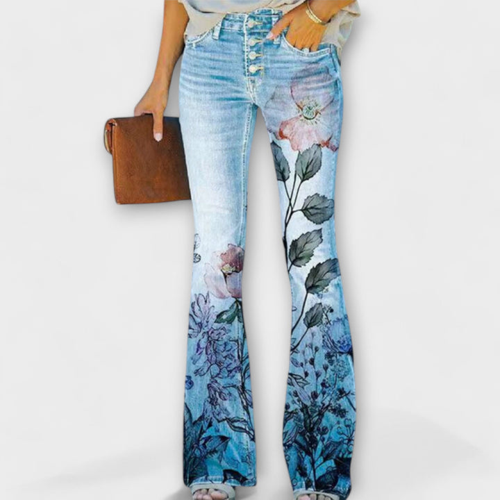 Aoife - Chic Button-Detail Trousers