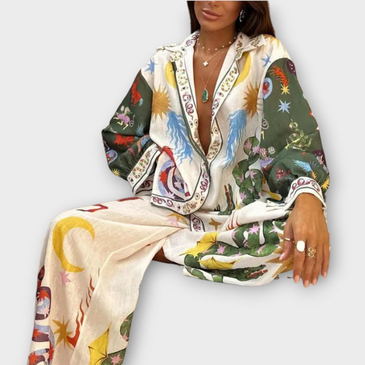 Sadhbh - Chic Two-Piece Ensemble