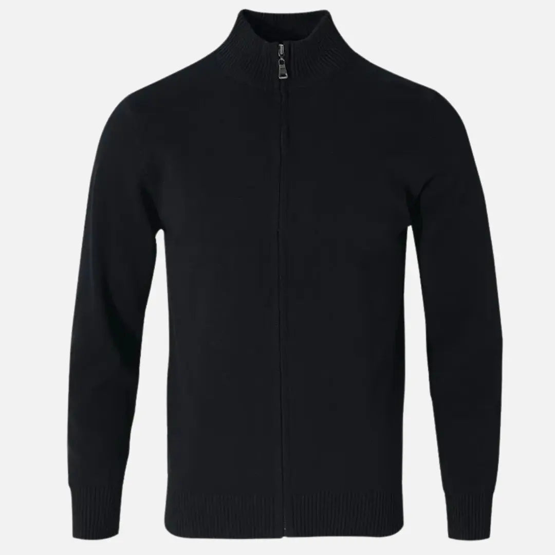 Senan - Textured Zip-Up Cardigan