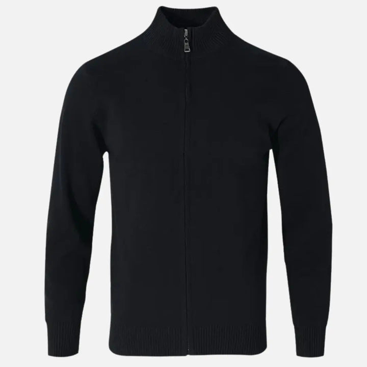 Senan - Textured Zip-Up Cardigan