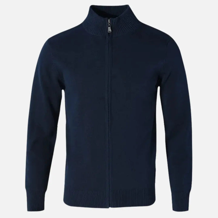 Senan - Textured Zip-Up Cardigan