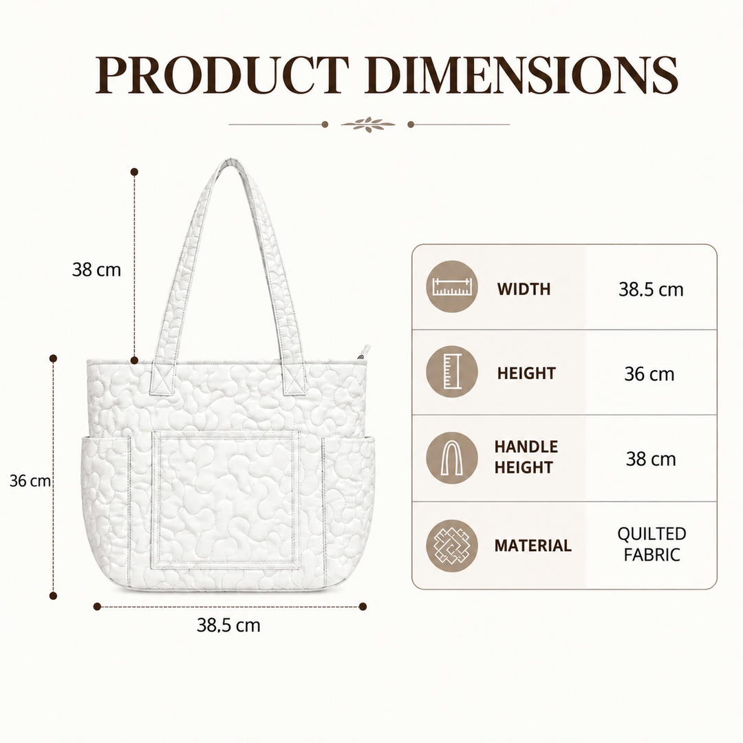 Swee Lan | Quilted Tote Bag with a Cat