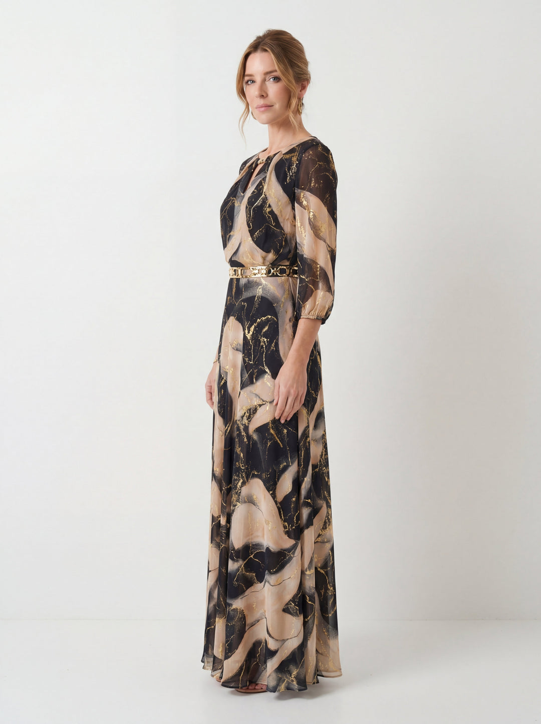 Ciara - Printed Gauze Dress