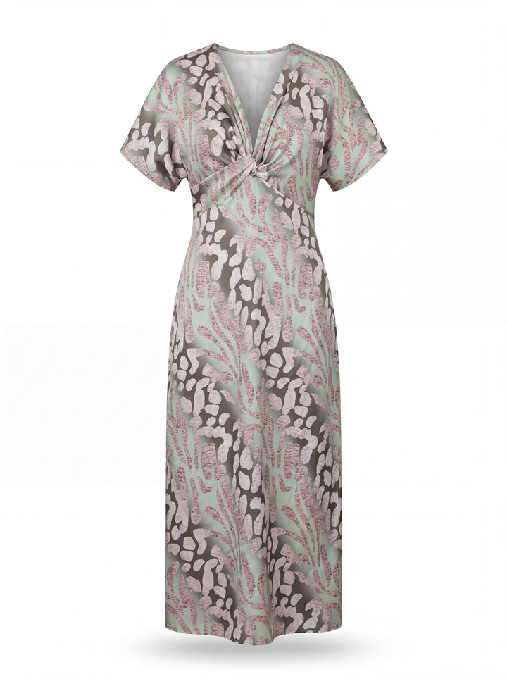Niamh - Copper Wrap Dress