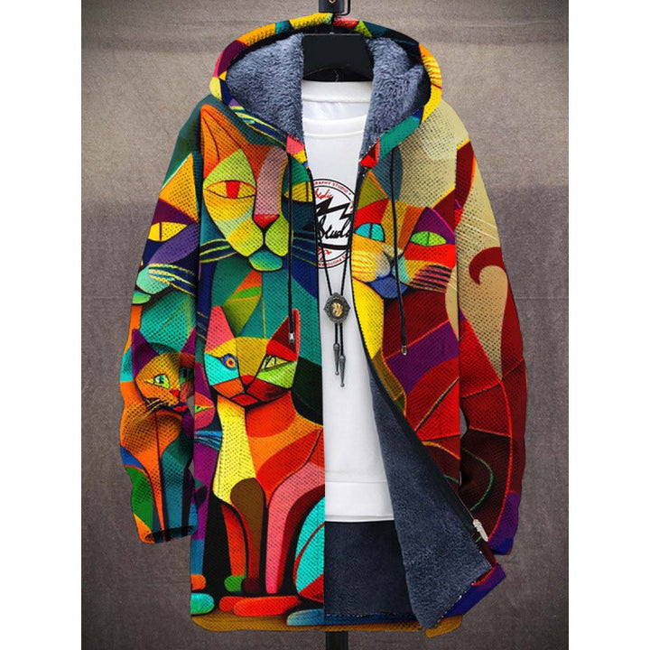 Rafferty | Artistic Hooded Cardigan