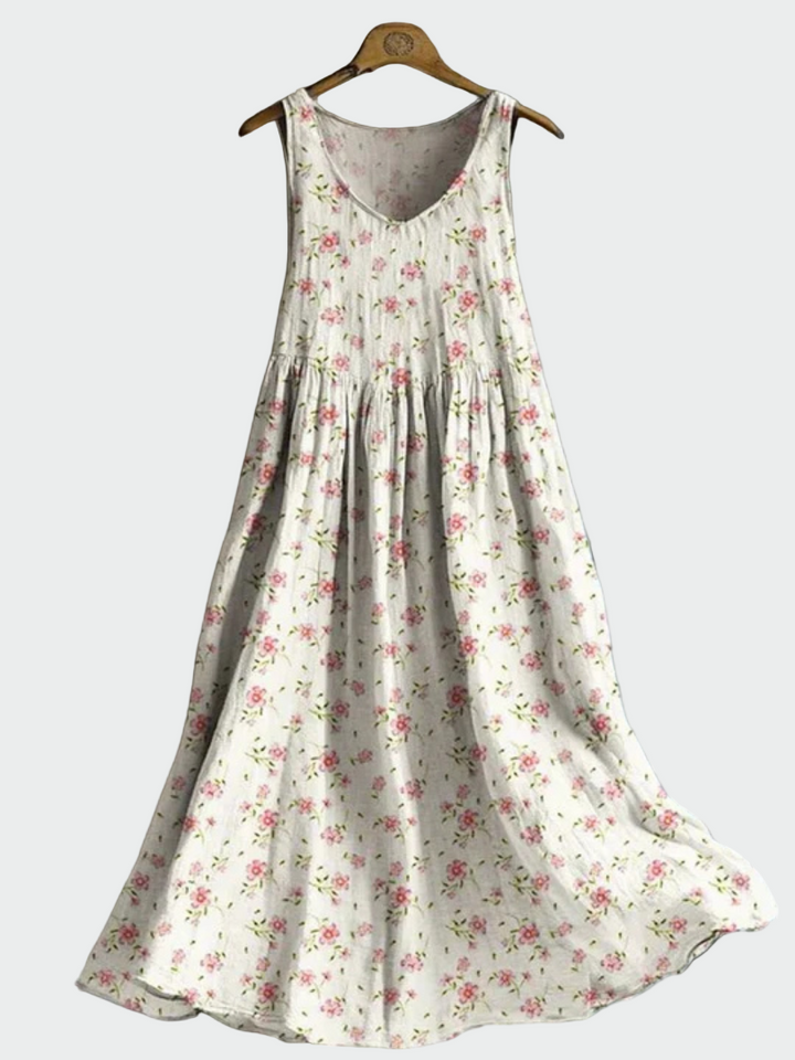 Caoimhe - Midi Dress with Floral Print
