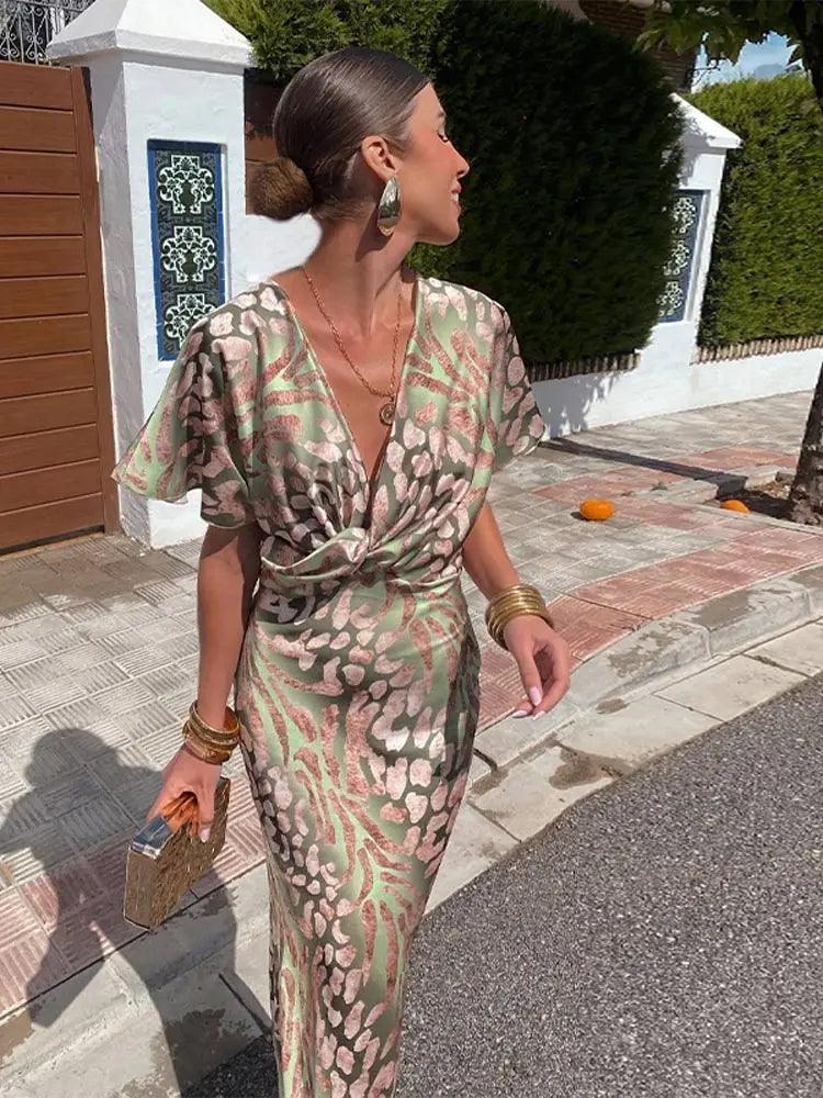 Fiadh - Graceful Floral Dress