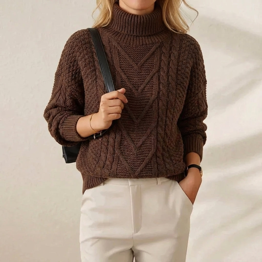 Rebecca – Cable Knit Jumper