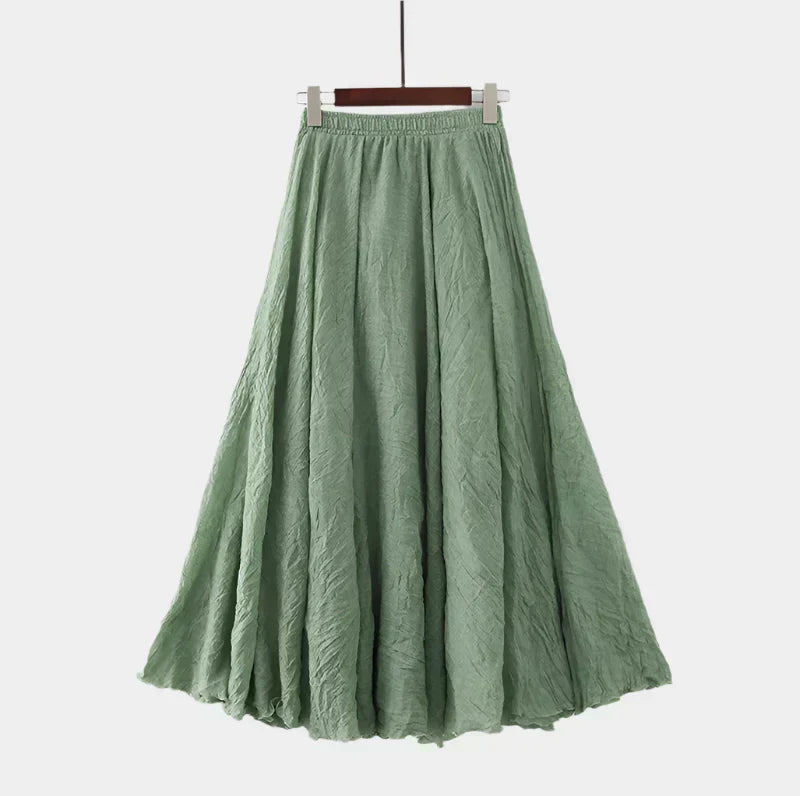 Gráinne - Chic Floor-Length Skirt