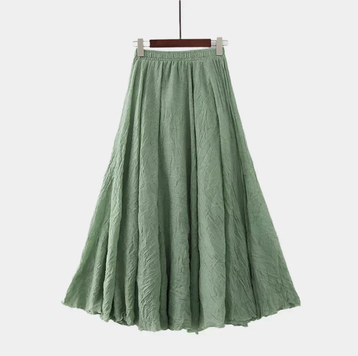 Gráinne - Chic Floor-Length Skirt