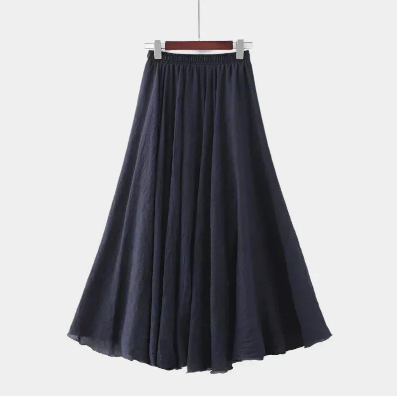 Gráinne - Chic Floor-Length Skirt